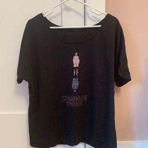 Exclusive Scoop Neck Stranger Things Tee